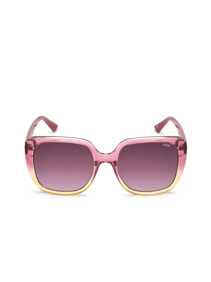 IDEE Women Square Sunglasses with UV Protected Lens IDS3039C4SG