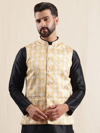 Jaket Nehru Bercetak Geometrik Anouk