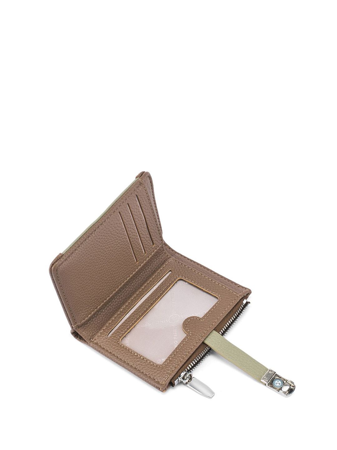 Lino Perros Women Zip Detail Two Fold Wallet