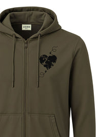 ADRO Men Printed Hooded Sweatshirt