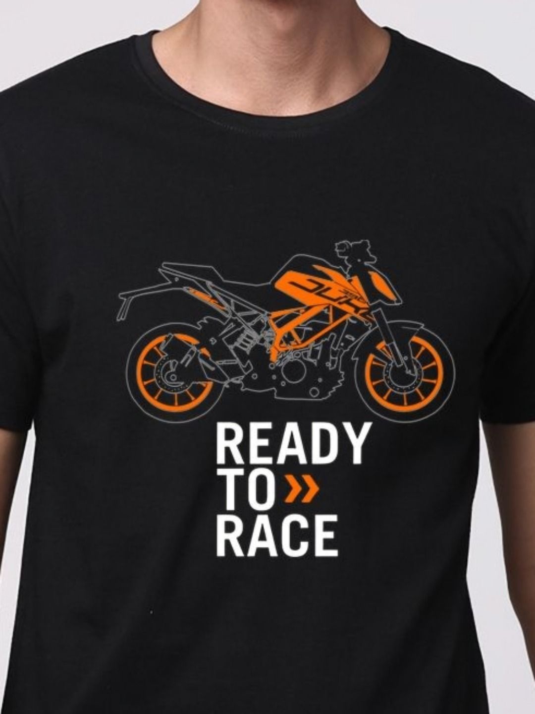 ADRO Men Graphic Printed Round Neck Cotton T-shirt