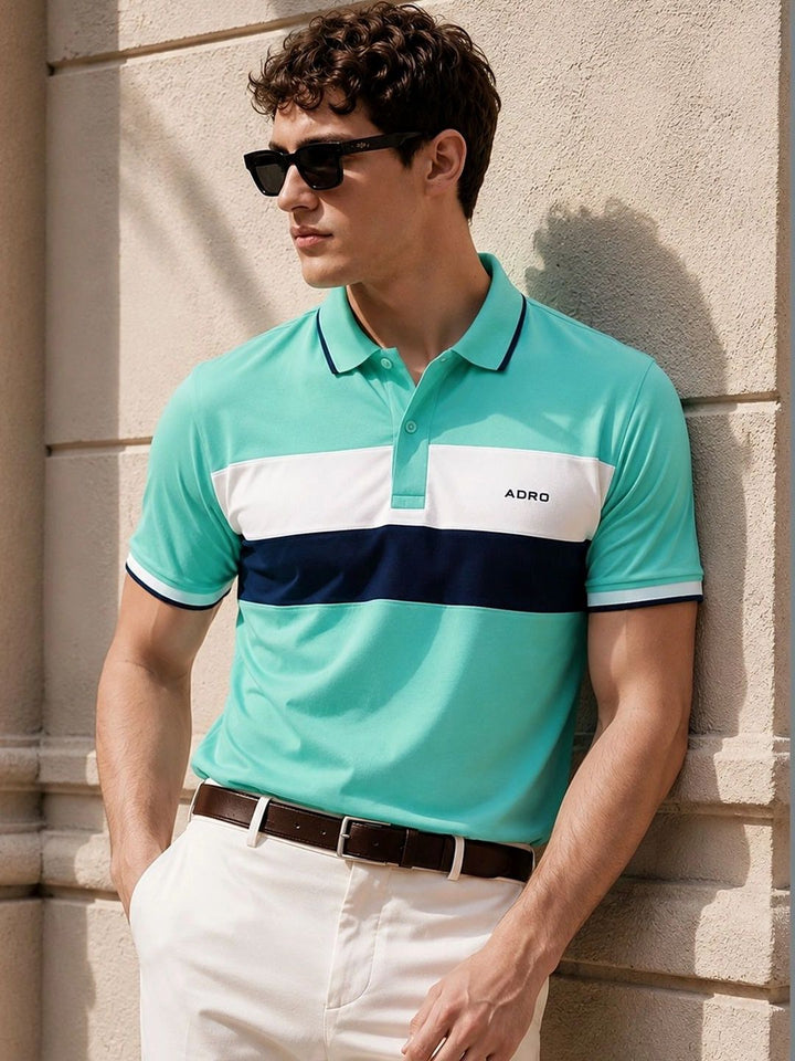 Baju-T Kolar Polo Berkolar ADRO Lelaki