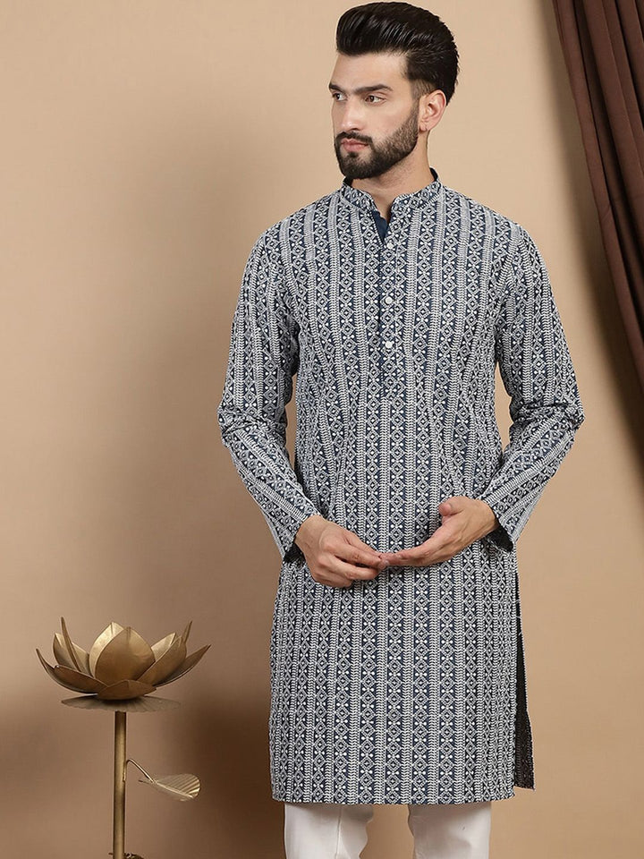 Anouk Ethnic Motifs Printed Pure Cotton Kurta
