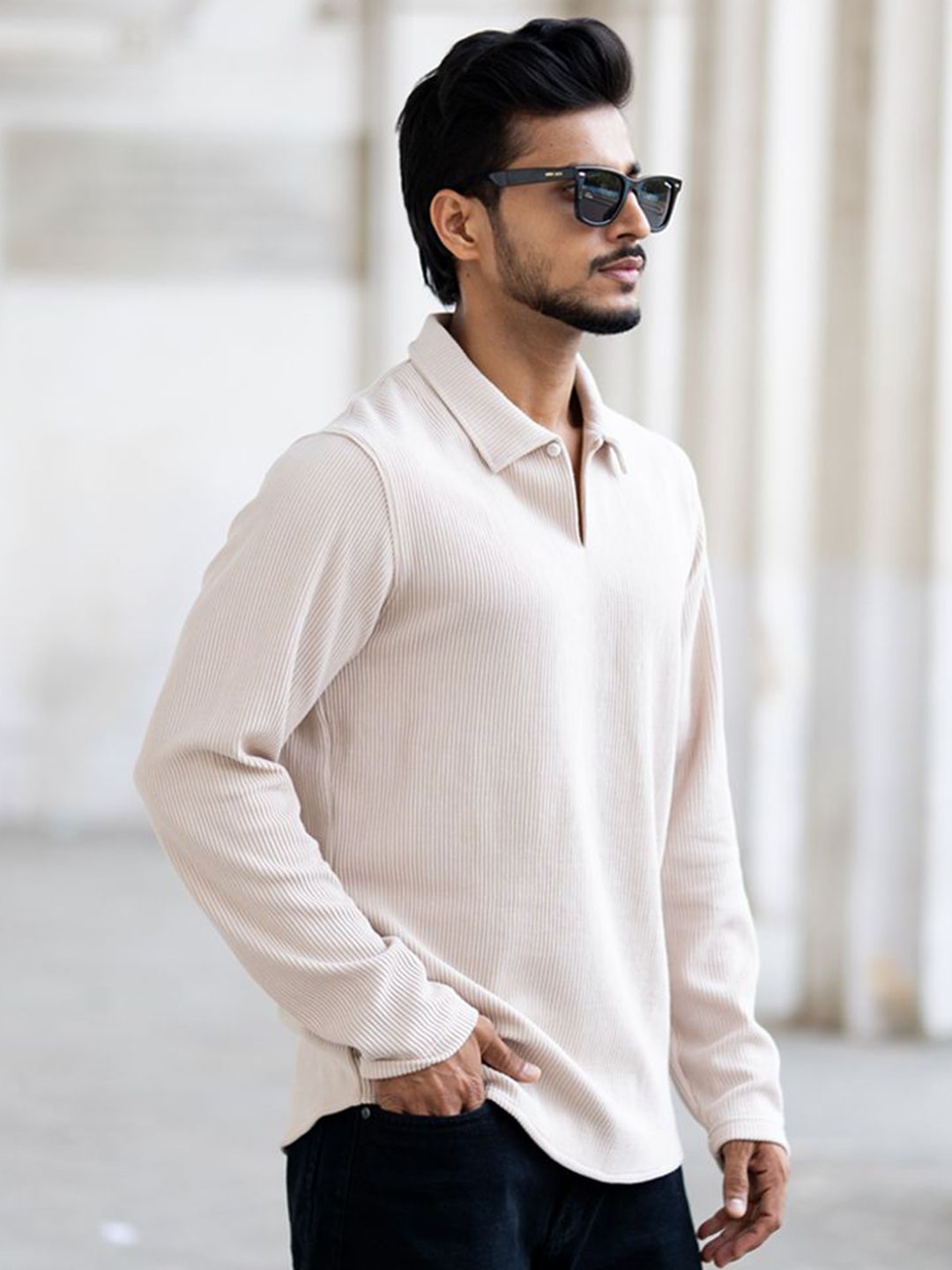 Powerlook Men Polo Collar T-shirt