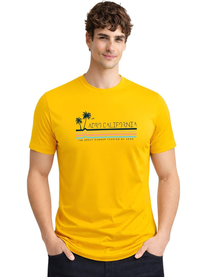 ADRO Men Printed Tropical T-shirt
