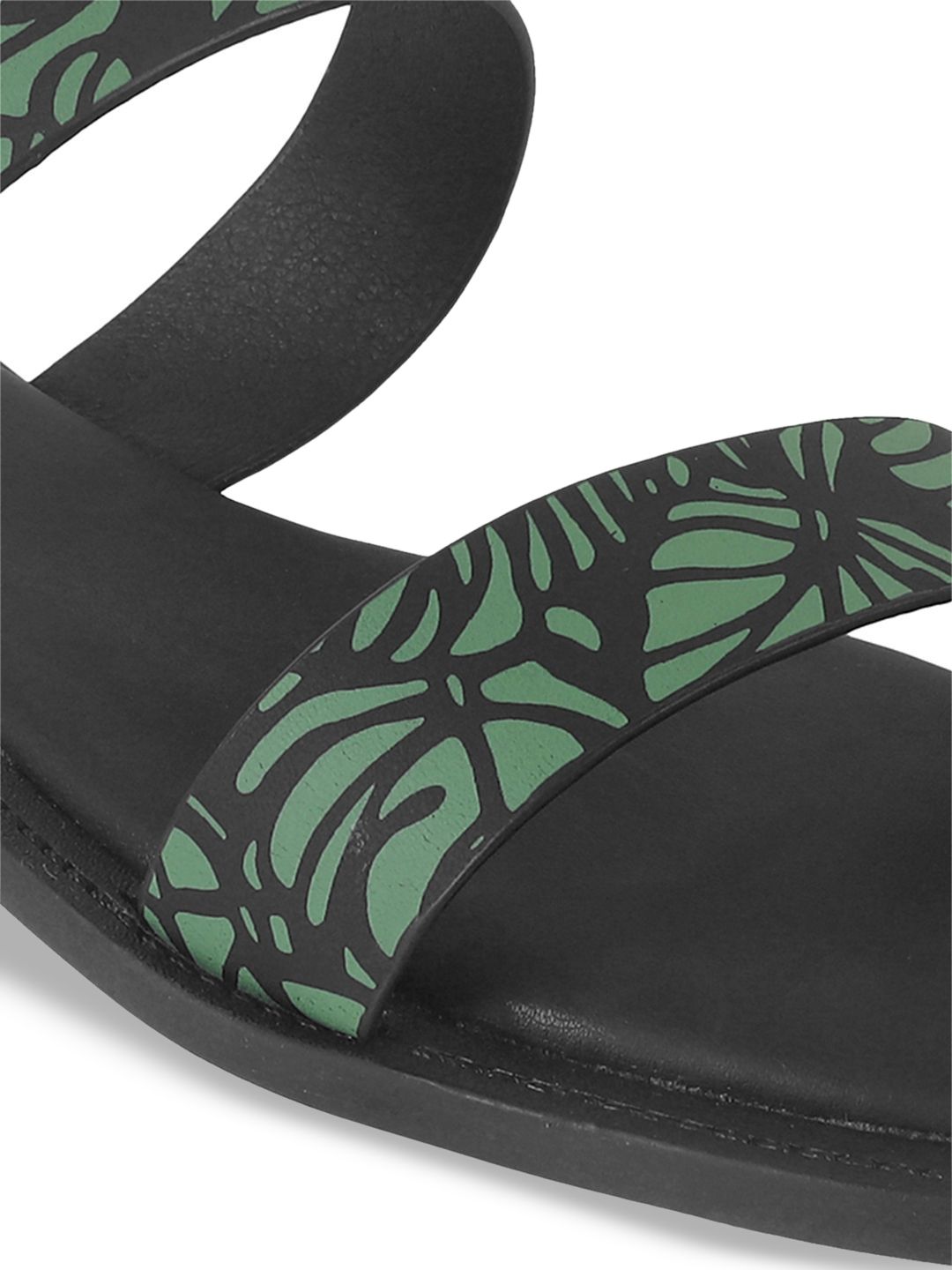 Metro Women Printed Open Toe Flats