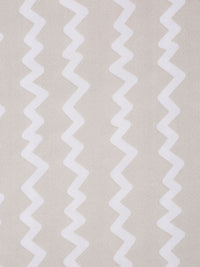 Myntra Elegant Homes Beige Chevron Polycotton Breathable 300 TC Dilengkapi Cadar Single Halus dengan Sarung Bantal-220 x 150 cm