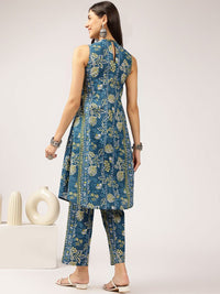 Anouk Floral Printed Pure Cotton Tunic & Palazzos