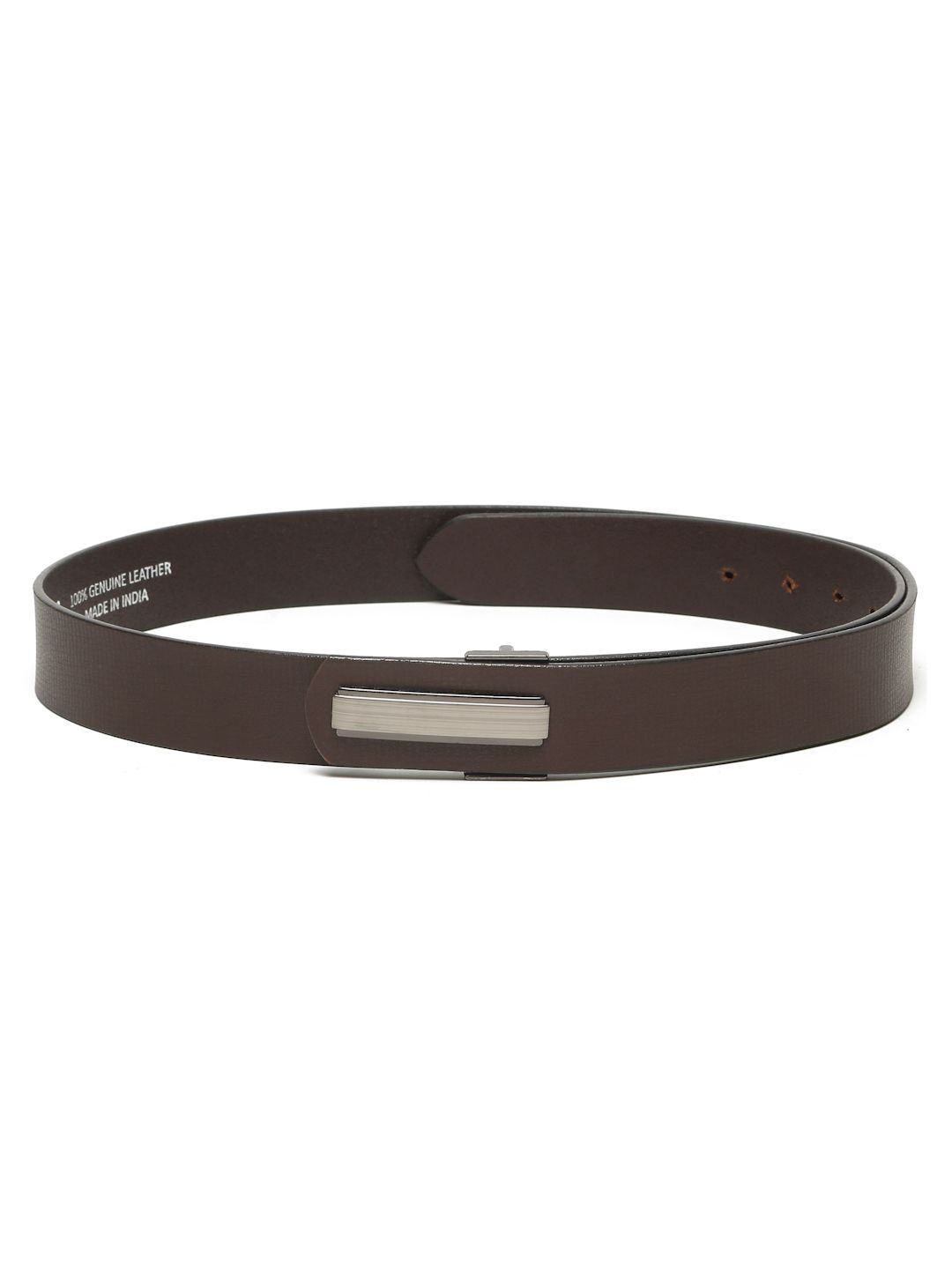 Teakwood Leathers Men Textured Leather Formal Belt