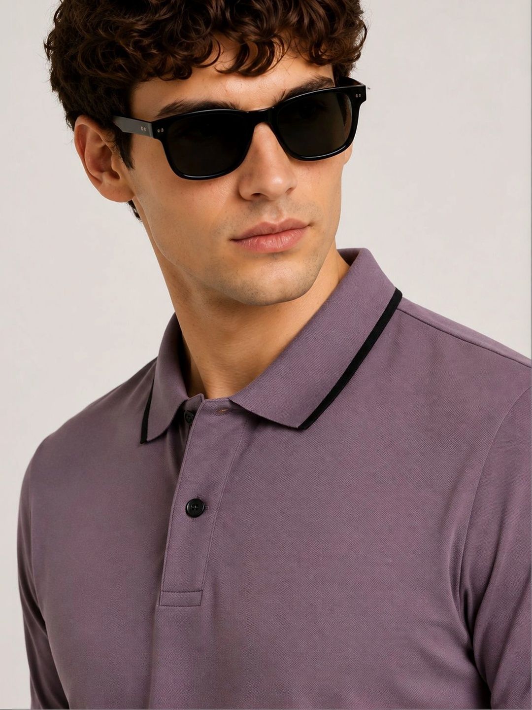 Baju-T Kolar Polo ADRO Lelaki