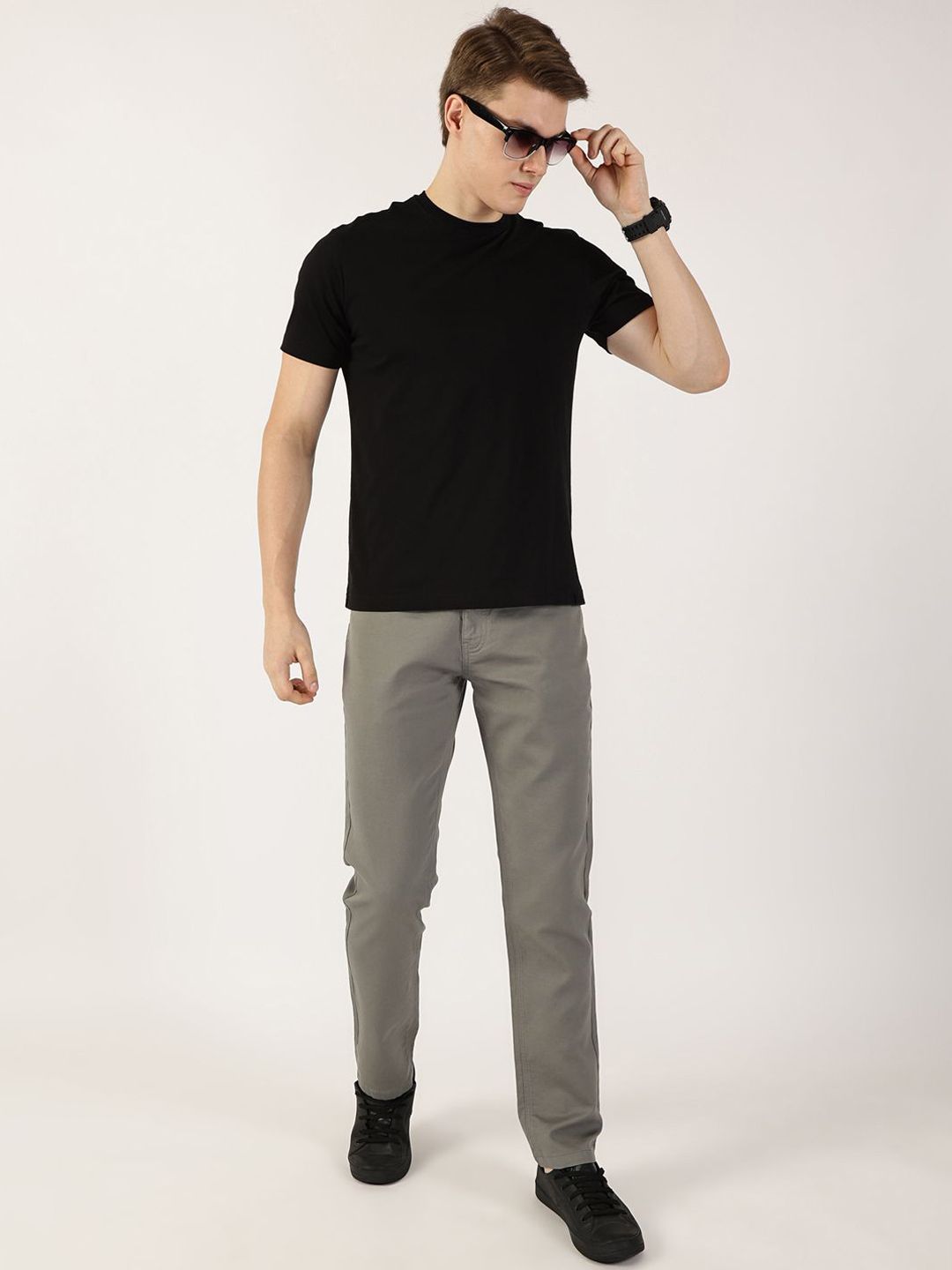 Thomas Scott Men Smart Regular Fit Chinos Trousers