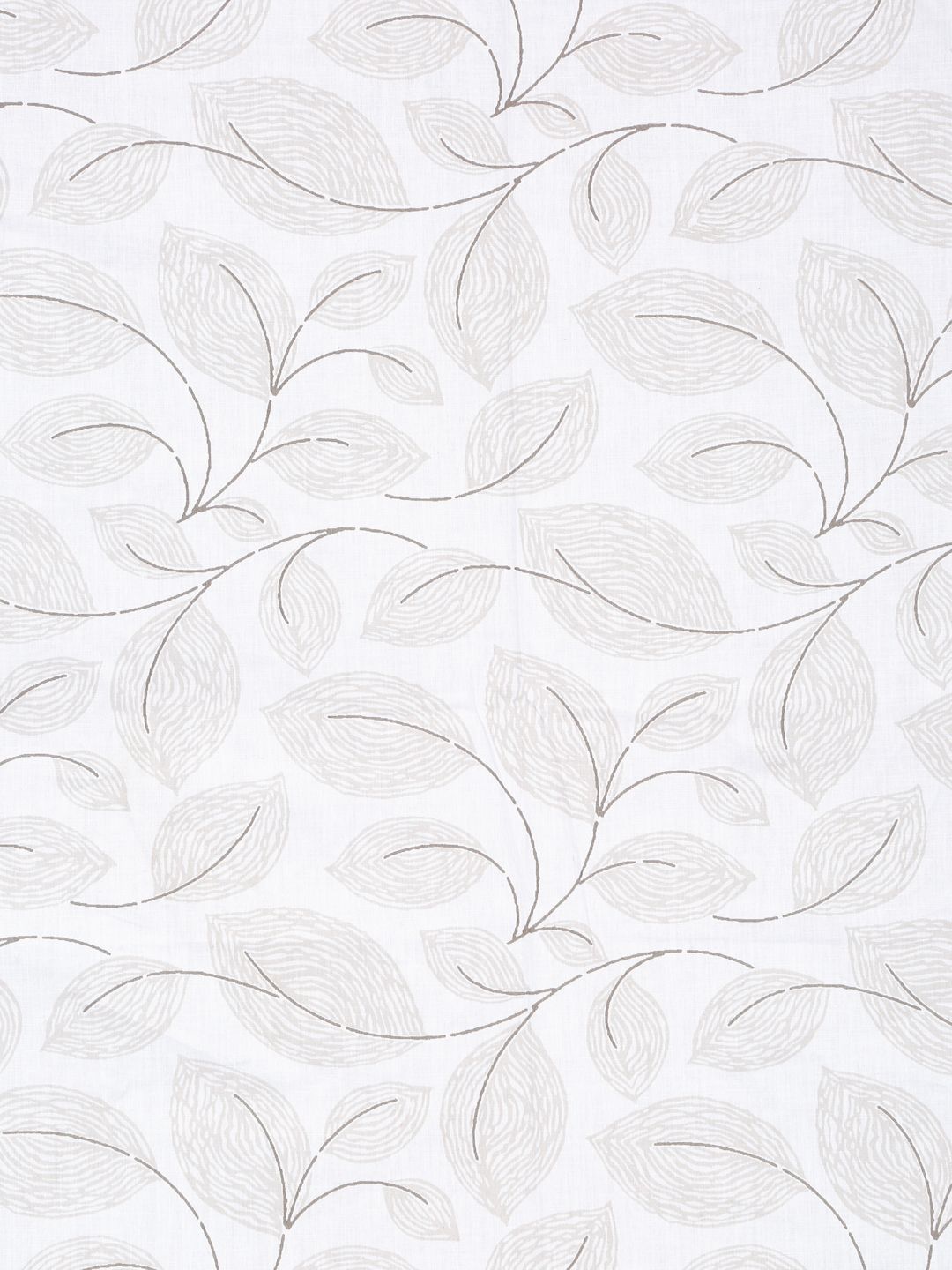 Myntra Elegant Homes White Floral 400 TC Bedsheet with 2 Pillow Covers
