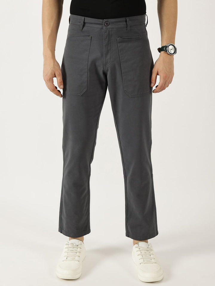Thomas Scott Men Smart Straight Fit Easy Wash Trousers