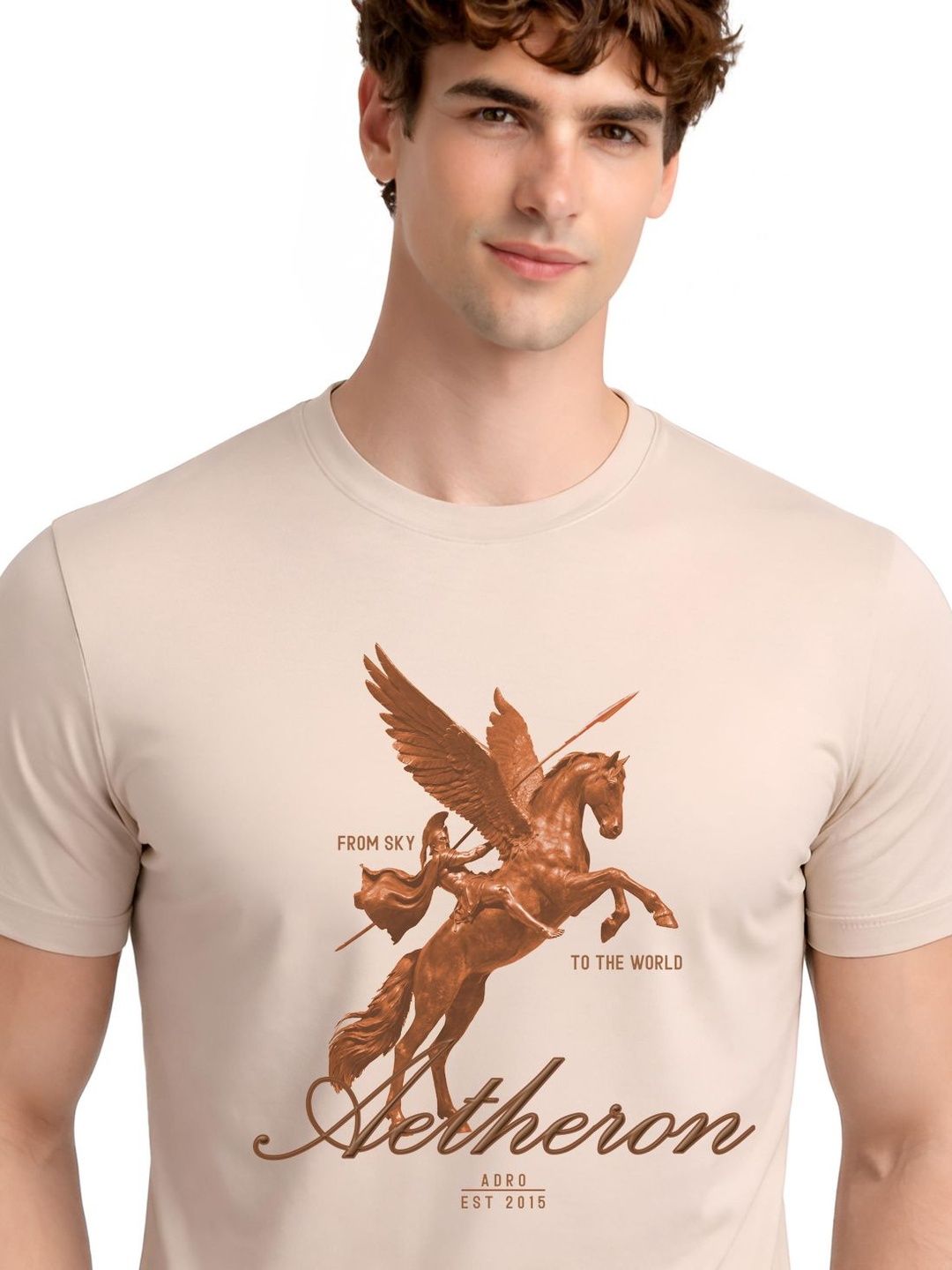 ADRO Men Printed T-shirt
