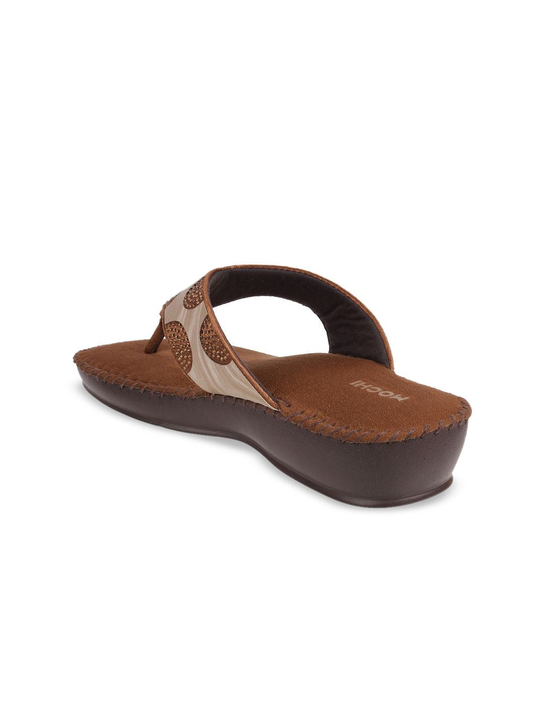 Mochi Women Open Toe Flats