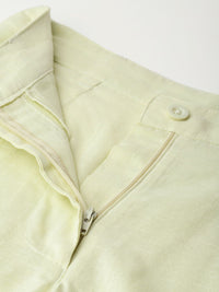 Dressberry Sage Green Hello Sunshine Pleated High-Rise Shorts