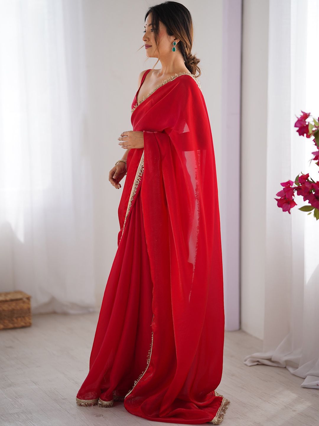 Saree mall Sequinned Embellished Sarees