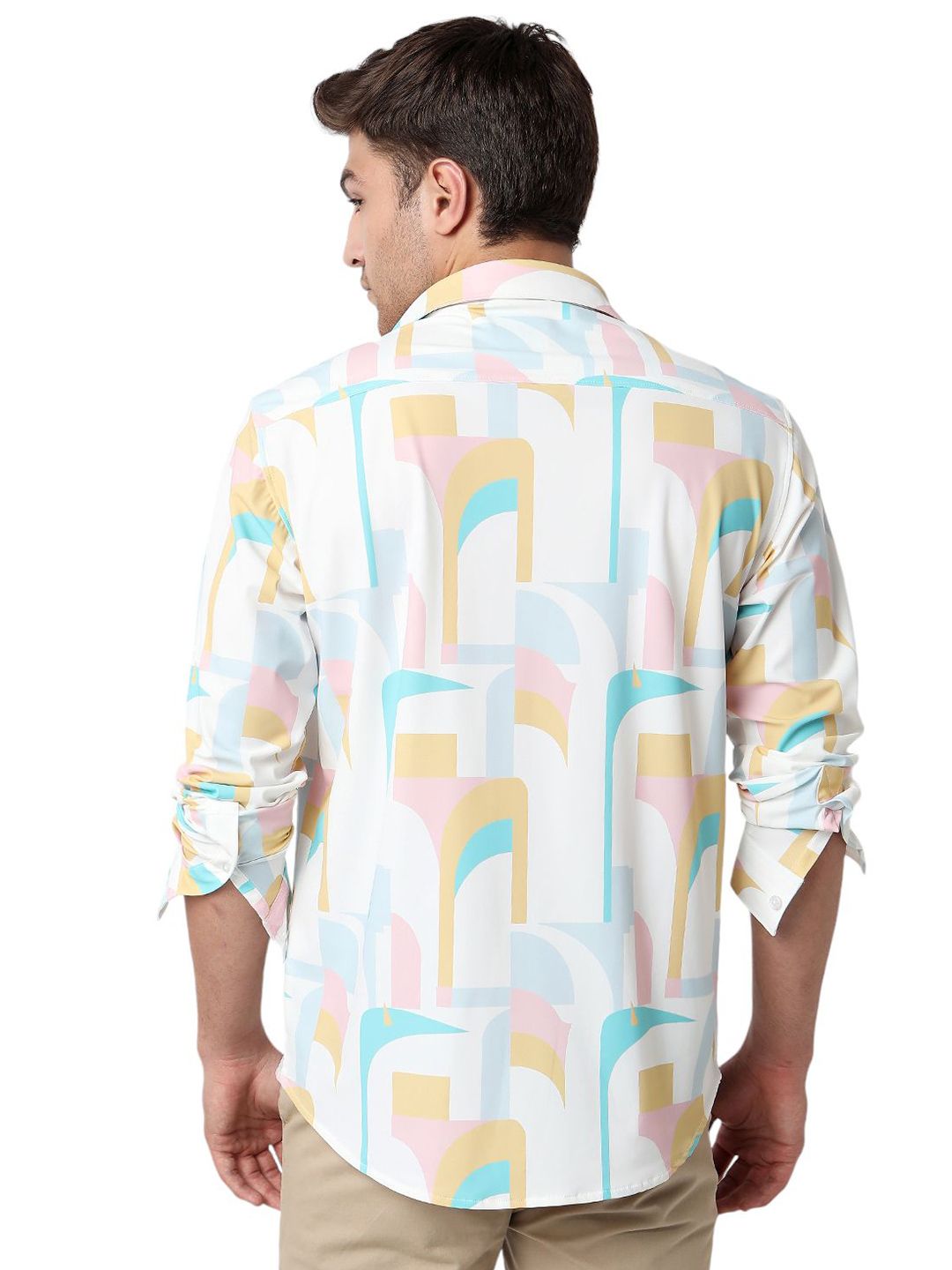 SPYKAR Men Slim Fit Opaque Printed Casual Shirt