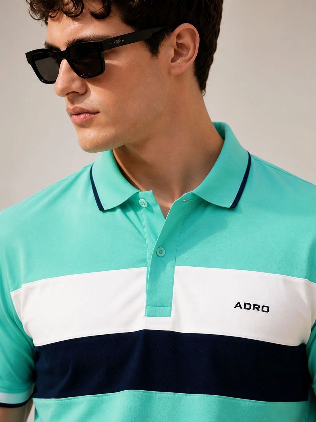 Baju-T Kolar Polo Berkolar ADRO Lelaki