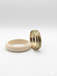 PANASH Set of 3 Gold Plated Bangles