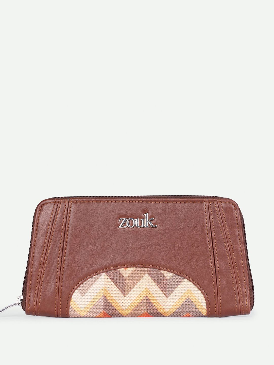 ZOUK Women Arika Zipper Wallet Tidal Wave