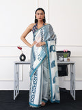 Tikhi Imli Abstract Printed Ready to Wear Saree