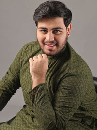 SOJANYA PLUS Size Embroidered Chikankari Band Collar Pure Cotton Straight Kurta