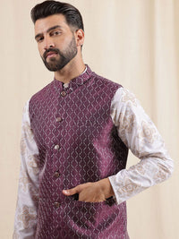 Anouk Men Striped Printed Kurta with Pyjamas