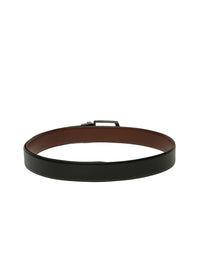 Teakwood Leathers Men Textured Leather Reversible Formal Belt