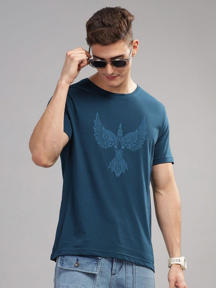 ADRO Men Printed Ethnic T-shirt