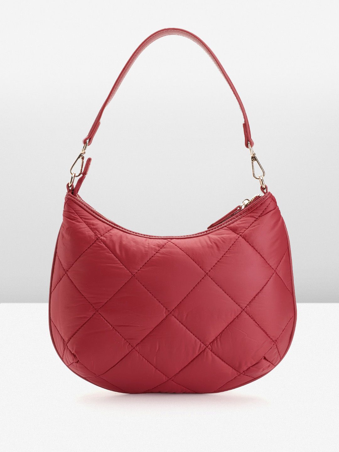 Lino Perros Baguette Shoulder Bag with Quilted Detail