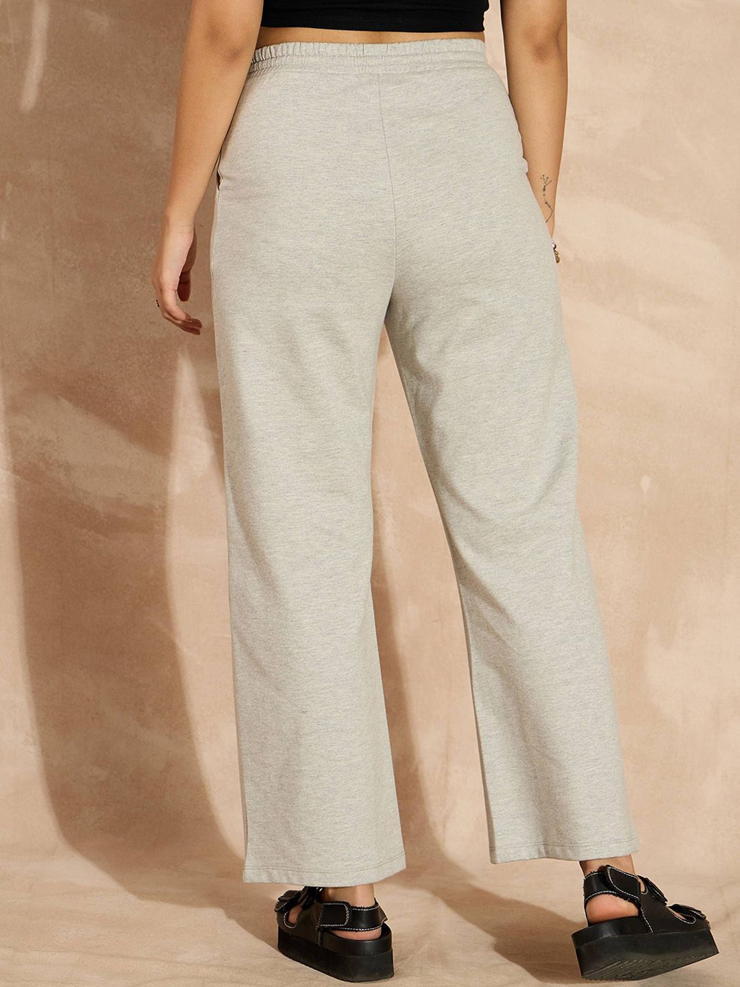 SASSAFRAS Women Solid Cotton Track Pants