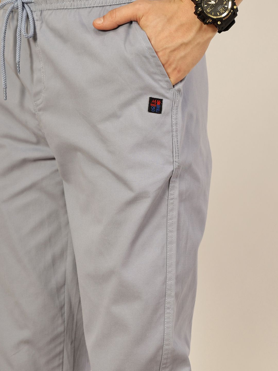 Thomas Scott Men Smart Slim Fit Joggers Trousers