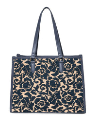 Berrylush Floral Printed Structured Shoulder Bag