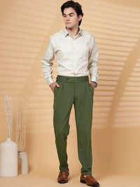 Moda Rapido Lelaki High-Rise Easy Wash Pleated Seluar