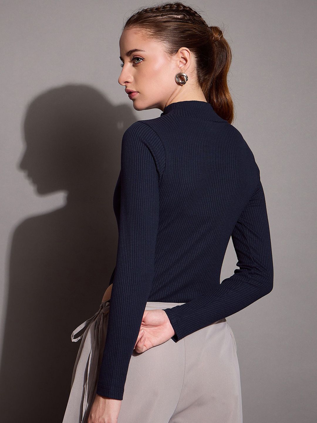 SASSAFRAS BASICS High-Neck Bodysuit