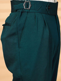 Moda Rapido Men High-Rise Easy Wash Pleated Trousers