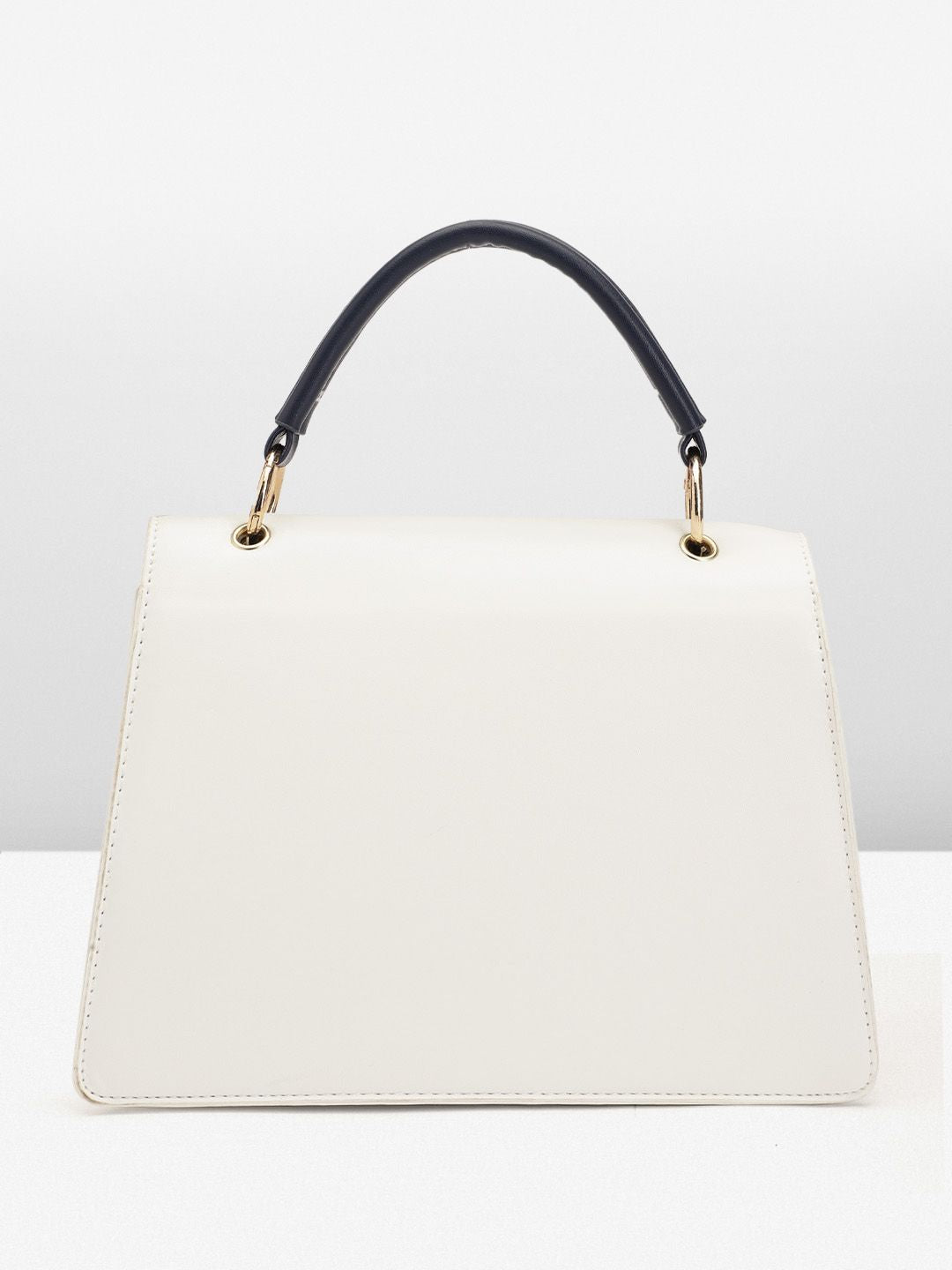 Lino Perros Colourblocked Structured Satchel Bag