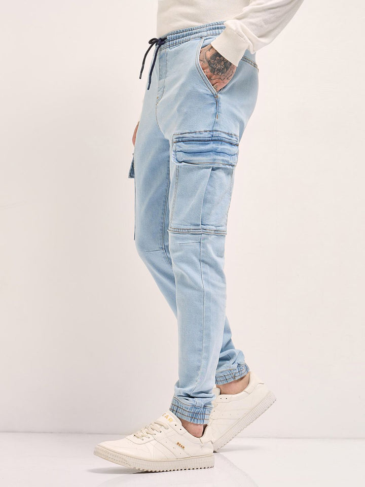 THE BEAR HOUSE Men Mid-Rise Jogger Jeans