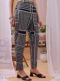 KALINI Women Black Pure Cotton Co-Ords