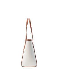Lino Perros Oversized Structured Tote Bag with Quilted