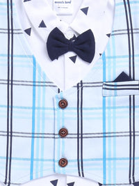 Moms Love Infants Boys Checked Shirt with Trousers