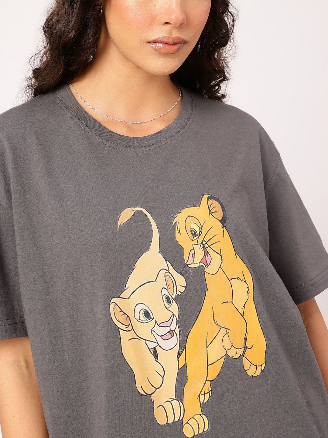 DressBerry Graphic Groove Printed T-shirt