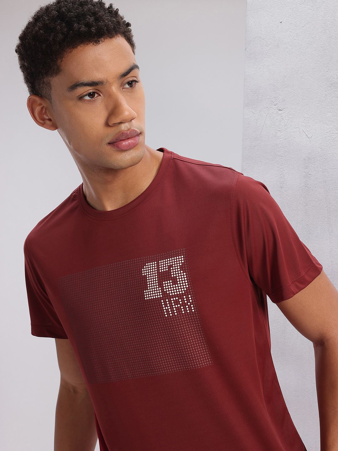 HRX by Hrithik Roshan Printed Rapid-Dry Training T-shirt