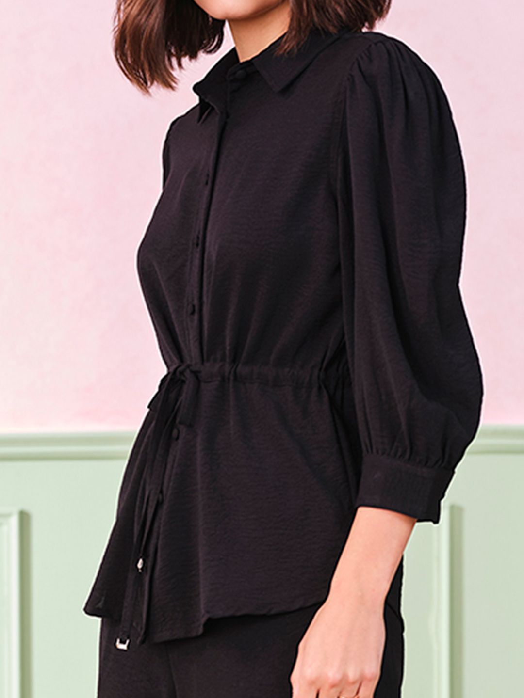 AND Shirt Collar Top With Trousers Co-Ords