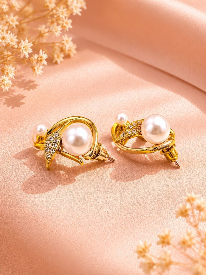 VOGUE PANASH Geometric Studs Earrings