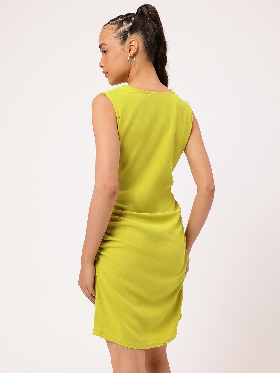 DressBerry Ruched Romance Mini Sheath Dress