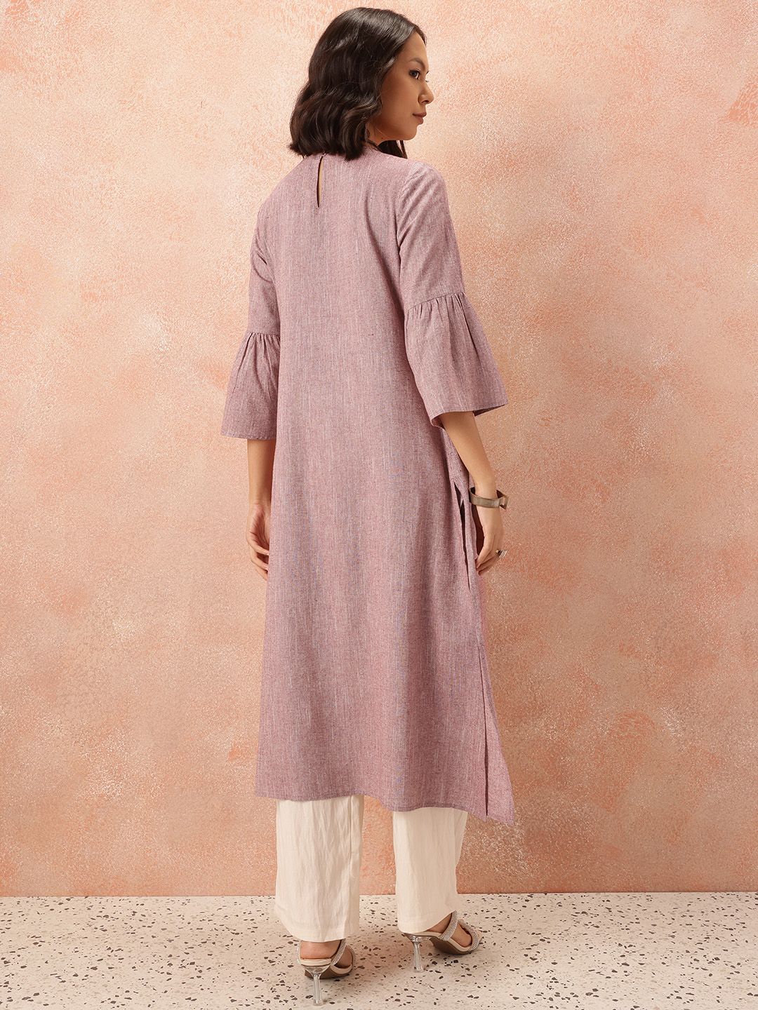 all about you Pleated Straight Kurta