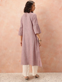 all about you Pleated Straight Kurta