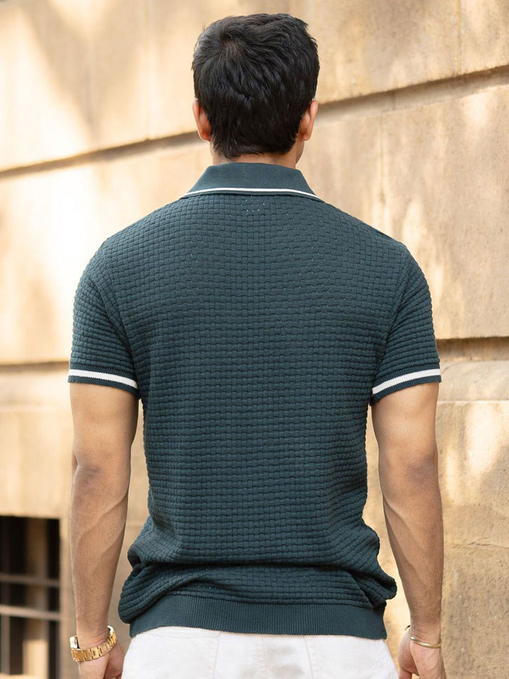 Powerlook Men Polo Collar T-shirt